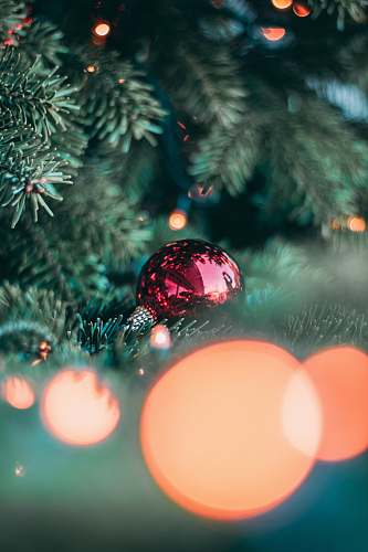 christmas tree red Christmas ball decoration ornament